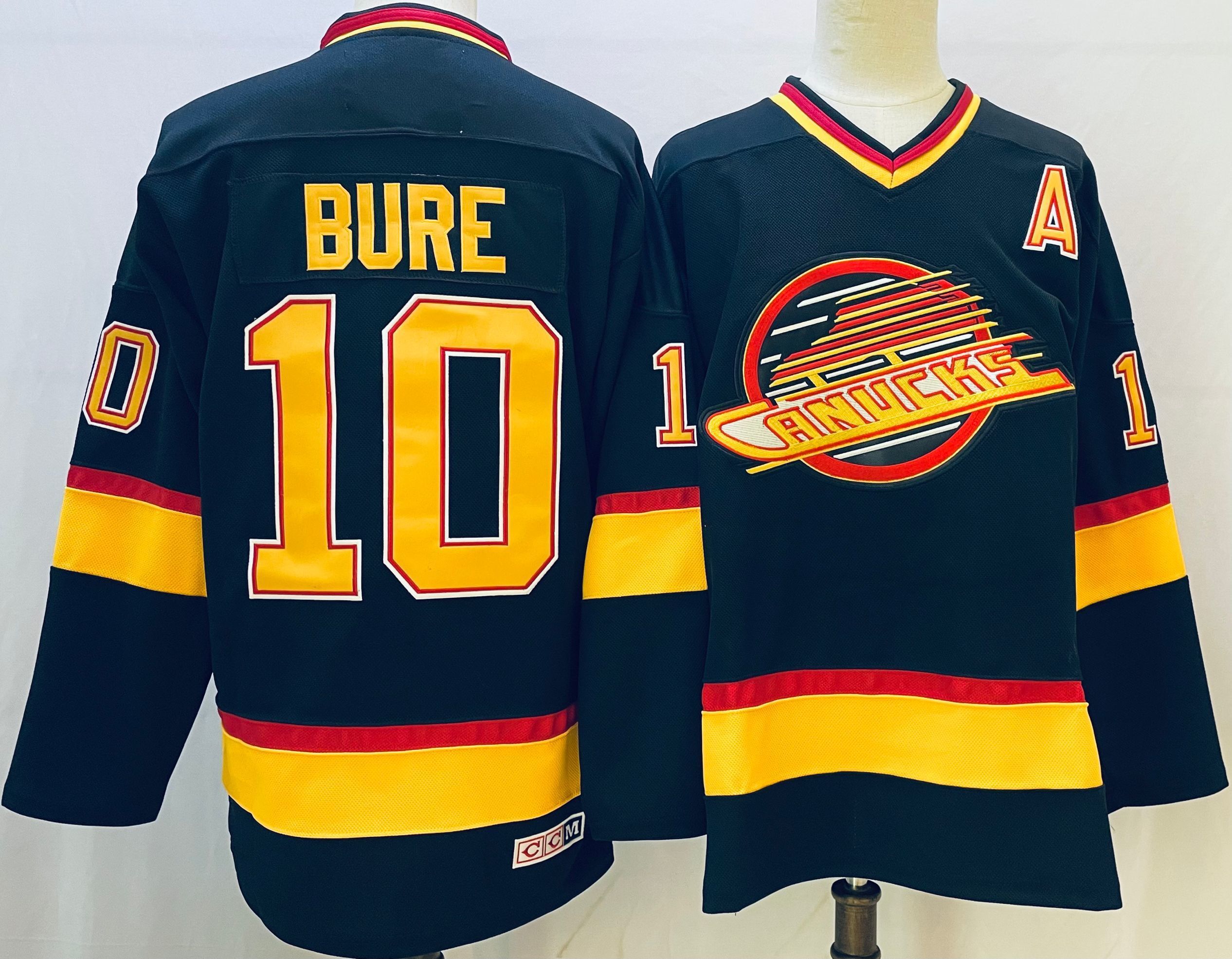 Men Vancouver Canucks #10 Bure Black 2026 Adidias NHL Jersey style 001